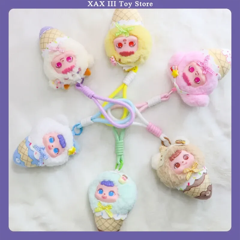 

Оригинальная серия конусов для мороженого Xivo Lucky, плюшевая эмалированная слепая коробка, милая кукла-мороженое, сумка с подвеской, орнамент-сюрприз, подарок для девочек