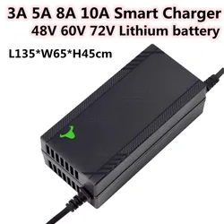 48V 60V 72V 3A 5A 8A 10A charger 54.6V 58.8V 58.4V 67.2V 71.4V 73V 84V 88.2V 87.6V lipo lifepo4 battery carregador chargeur 16S