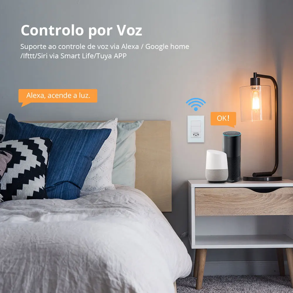 Zemismart Zigbee Brazil Socket Smart Light Switch Work with Tuya APP Alexa Google Home Brazilian Swiss Wall Push Button Switches