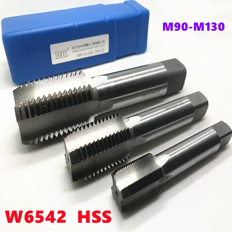 

1pcs W6542 HSS right hand straight slot machine tap metric M90-M130 thread tap for thread drilling repair tool