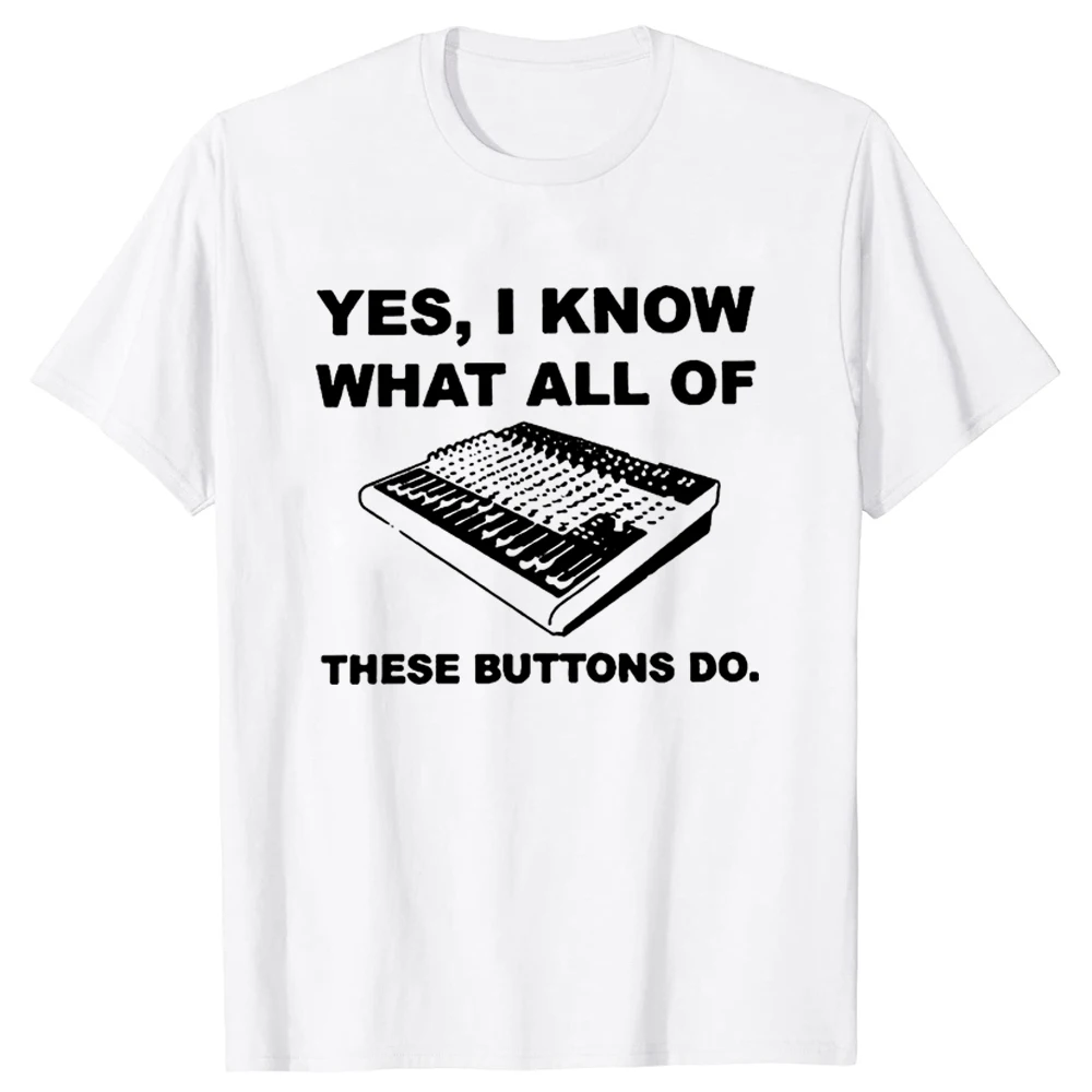 Sound Engineer T Shirts Graphic Streetwear Short Sleeve Harajuku DJ Audio Engineer Hip Hop T-shirt Clothing