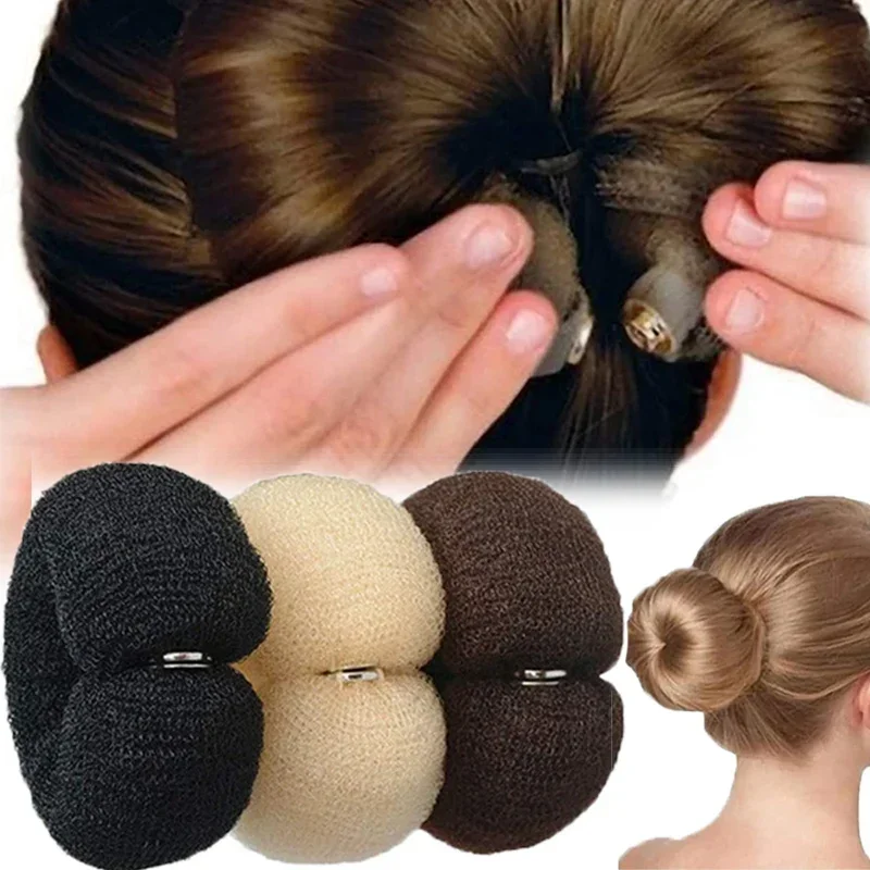 

Magic Roll Foam Sponge Easy Big Ring Women Fashion Hair Bun Maker Donut Hair Styling Tools Hairstyle Hair Accessories for Girls