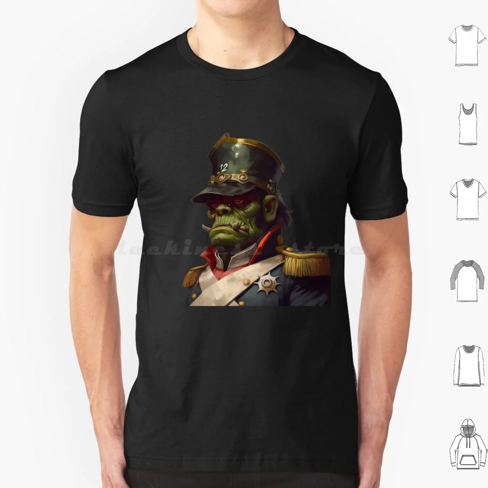 Kunnin Brutal General T Shirt Cotton Men Women Diy Print Orkpoleon Bonezapart Dakka Funny Meme Orkz Ork Age Of Sigmar World Of