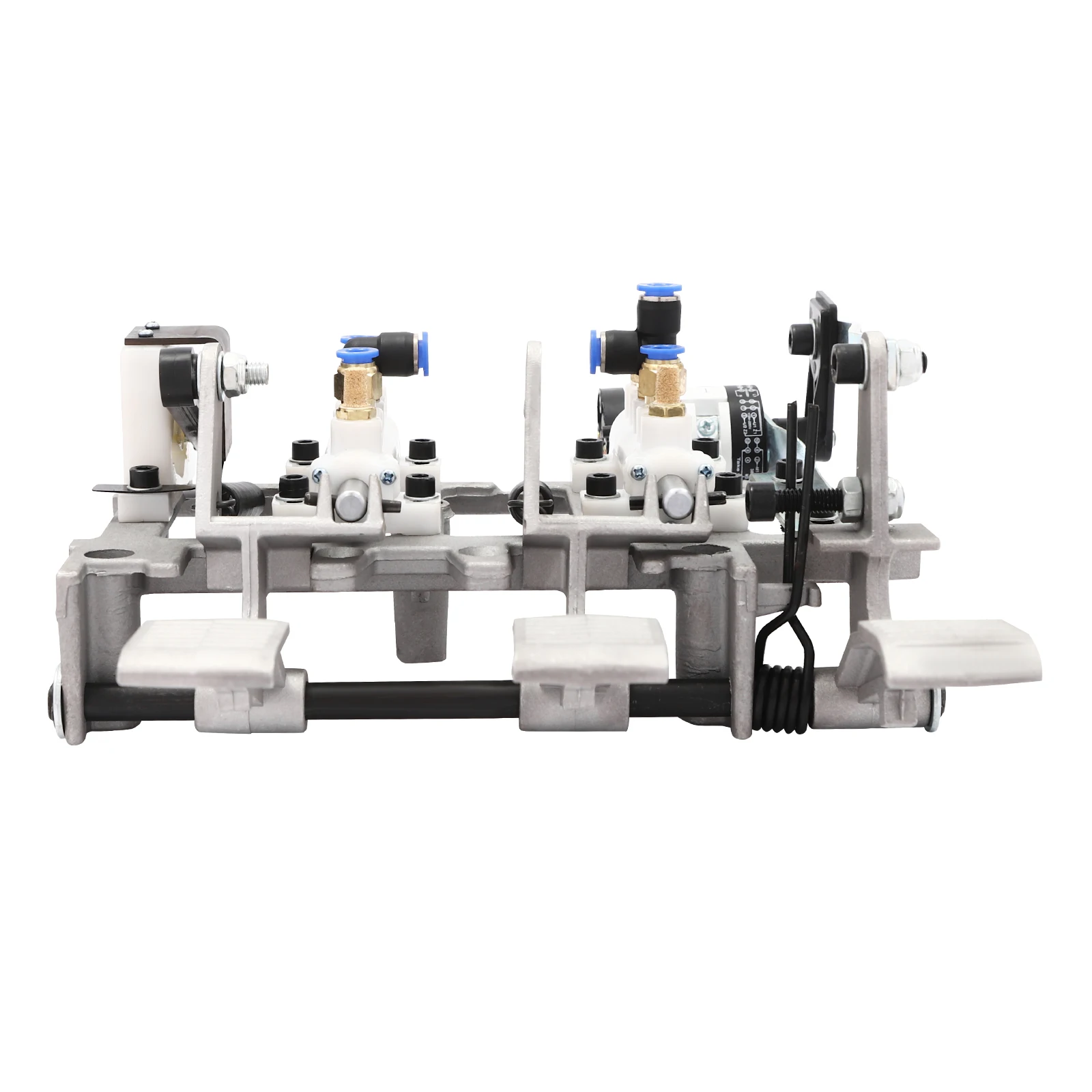 Pedal Hub, Tire Changer Pedal, Sand Blaster Cabinet Kit, 3 Pedal Aluminium Bracket Control Assembly, Forward/Reverse Turntable, Clamp Jaw Release, Easy Operation, Slip Resistant, Durable Spring, Universal Tire Changer Machine Parts, Garage Tools