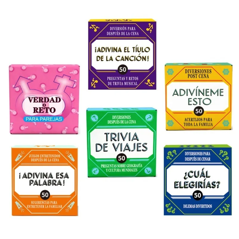 

Spanish afterdinneramusements board game entertainment card family gathering game card card games