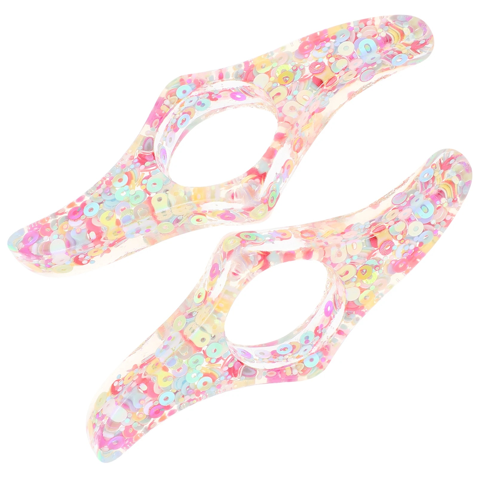 

2pcs Thumb Ring Page Book Page Holder For Reading Lightweight Sturdy Material Portable Small Household Reading Holder Book