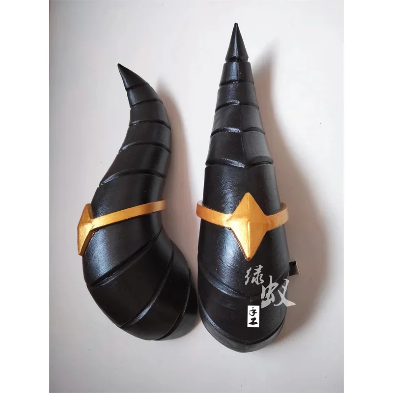 ブルーアーカイブ赤司純子コスプレホーンヘッドクリップ帽子ヘアピン小道具