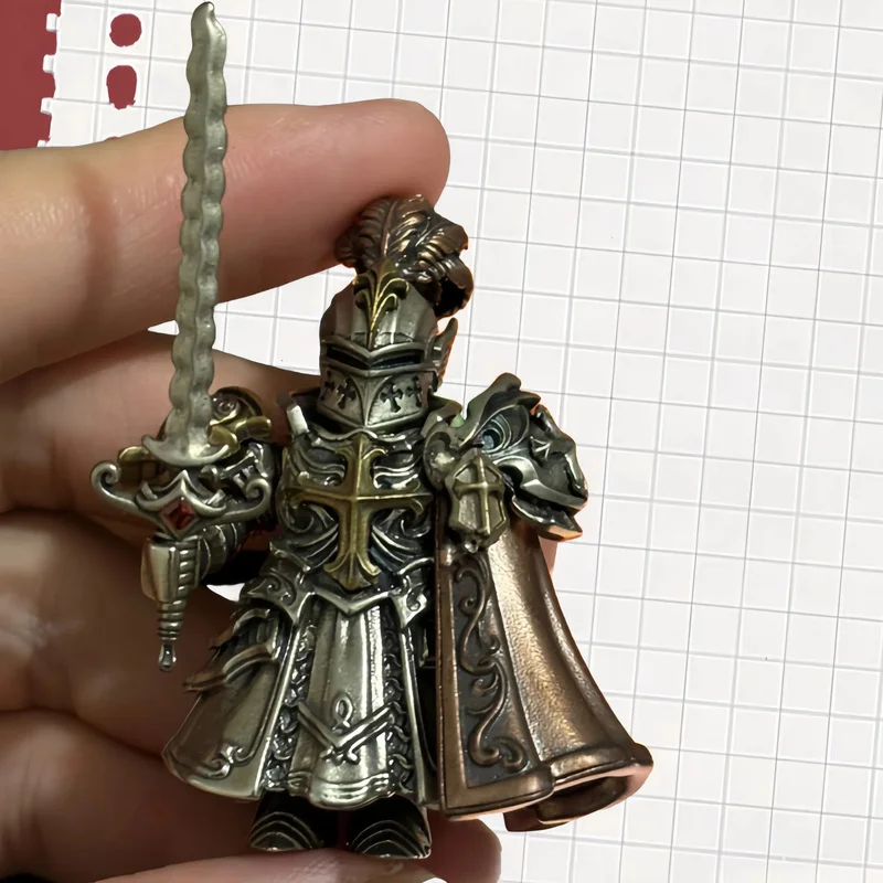 Paladin Metal Toy Figure Model Crusader Magnetic Detachable Desktop High-End Decorative For A Few Days Ornaments Figure Gift