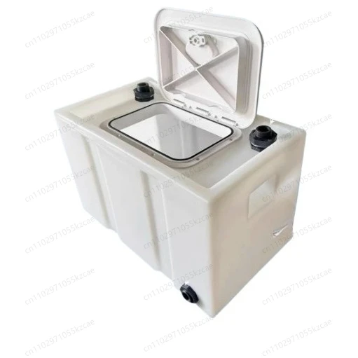 

New thickened food-grade PE plastic outdoor fishing car anti-overflow sealed live fish box transportation fish bucket