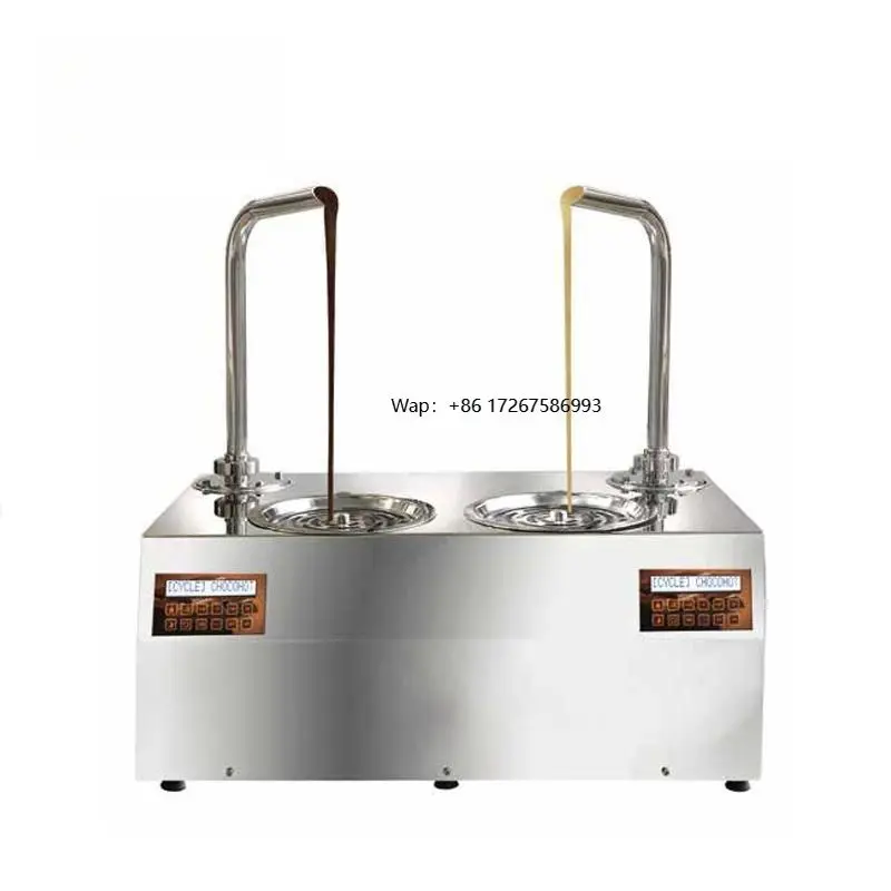 Automatic Chocolate Machinery Small Chocolate Tempering Machine for Sale Chocolate Dispenser Multifunctional Provided 65 1KW