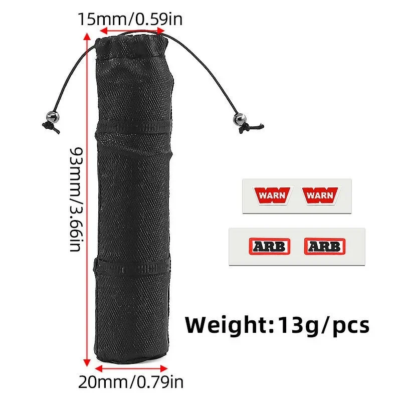 1/6 1/8 1/10 1/12 RC Auto Schlafsack Dekoration für Axial SCX10 TRX4 D90 YK4102, Realistische Simulation Auto Innen Zubehör