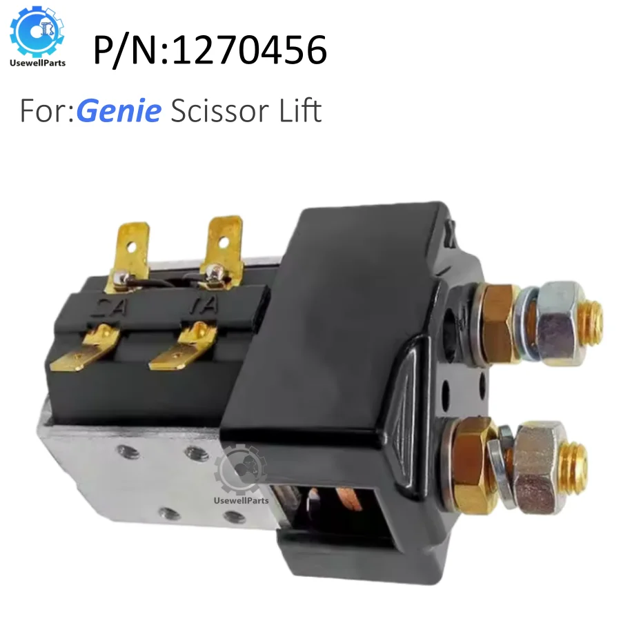 

UsewellParts 1270456 1270456GT Contactor Used For Genie Scissor Lift GS-2046,GS-2646,GS-3246,GS-1530,GS-1532,GS-1930