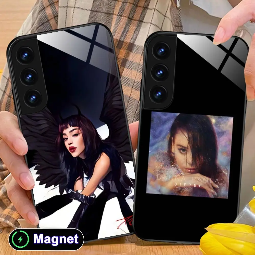 Danna Paola Phone Case for Samsung Galaxy S26 S25 S24 S23 S22 S21 S20 Note20 Plus FE Ultra Glass Magnet Cover