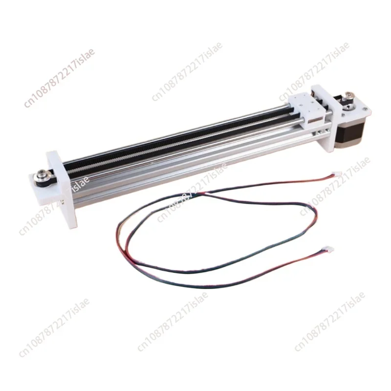 Linear Slider Synchronous Belt Double Bearing Guideway Slide Table Stroke 50CM 42 Stepper Servo Motor Table with XH2.54-4P Cable