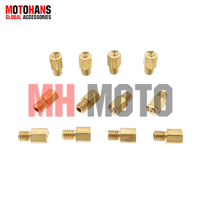 RX100 CARBURETOR MAIN JET SET 12PCS（100# 102# 105# 108# 110# 112# 115# 118# 120# 122# 125# 128#）