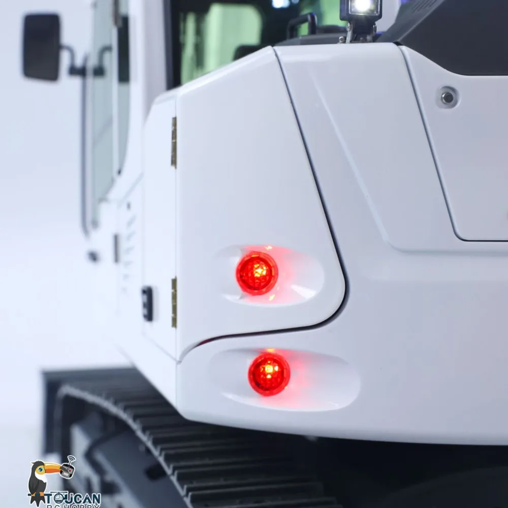 

LR914 1/14 RC Гидравлический экскаватор 5-канальные клапаны Бесщеточный приводной двигатель с подсветкой Зарядное устройство Flysky RTR ST8 Модель экскаватора с дистанционным управлением