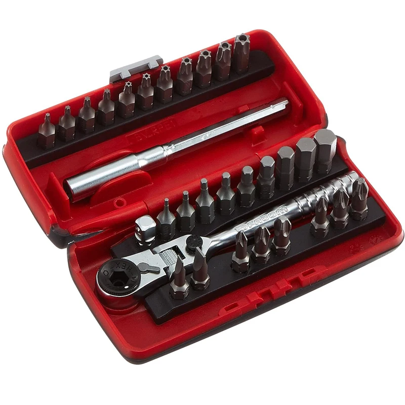 Facom R.180J31 1/4 Compact Flex Ratchet Group Set High Quality Materials Exquisite Workmanship Simple Operation