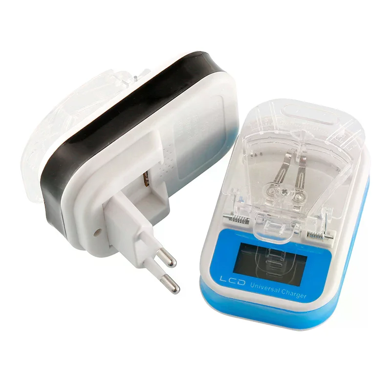 Universal Battery Charger Travel USB Wall Charging With LCD Display For Mobile Cell Phone Camera image 5