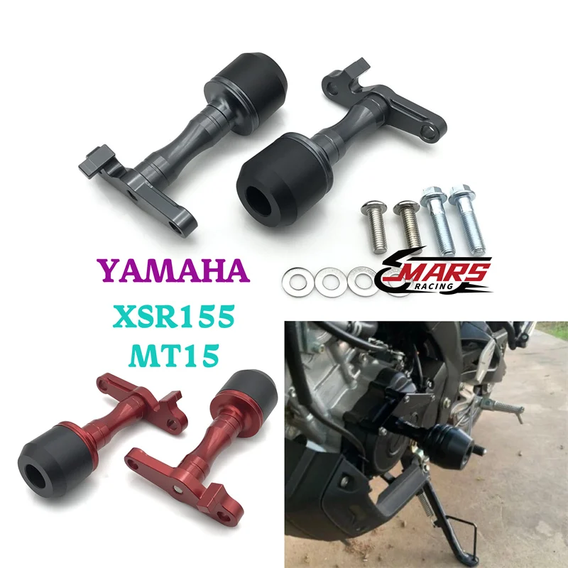 

For Yamaha XSR155 2018-2021 MT15 2019-2021 Motorcycle accessories Frame Sliders Anti Fall Crash Bracket Protection Kits ﻿