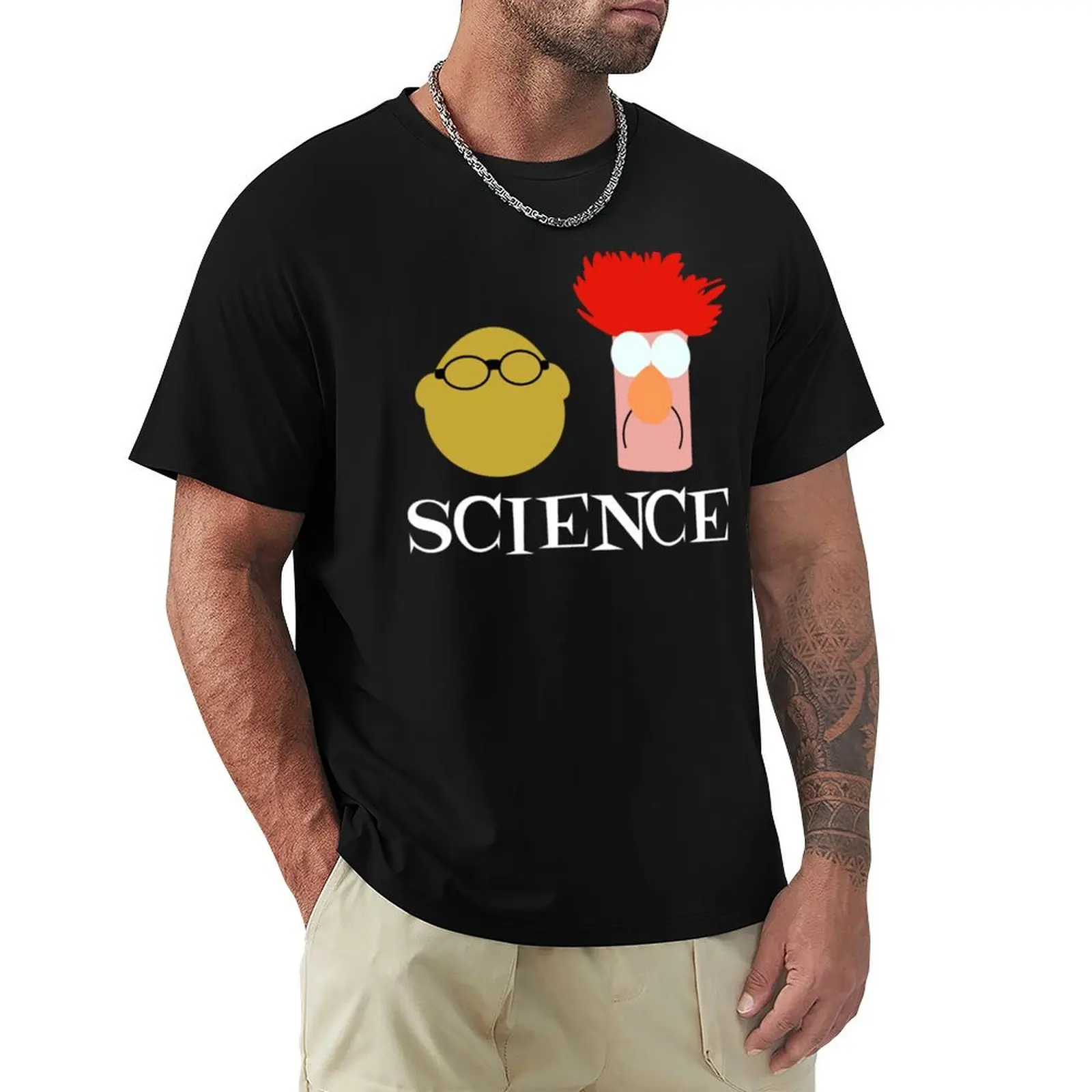 Bunsen and Beaker T-Shirt Street Style Casual Tee Shirt