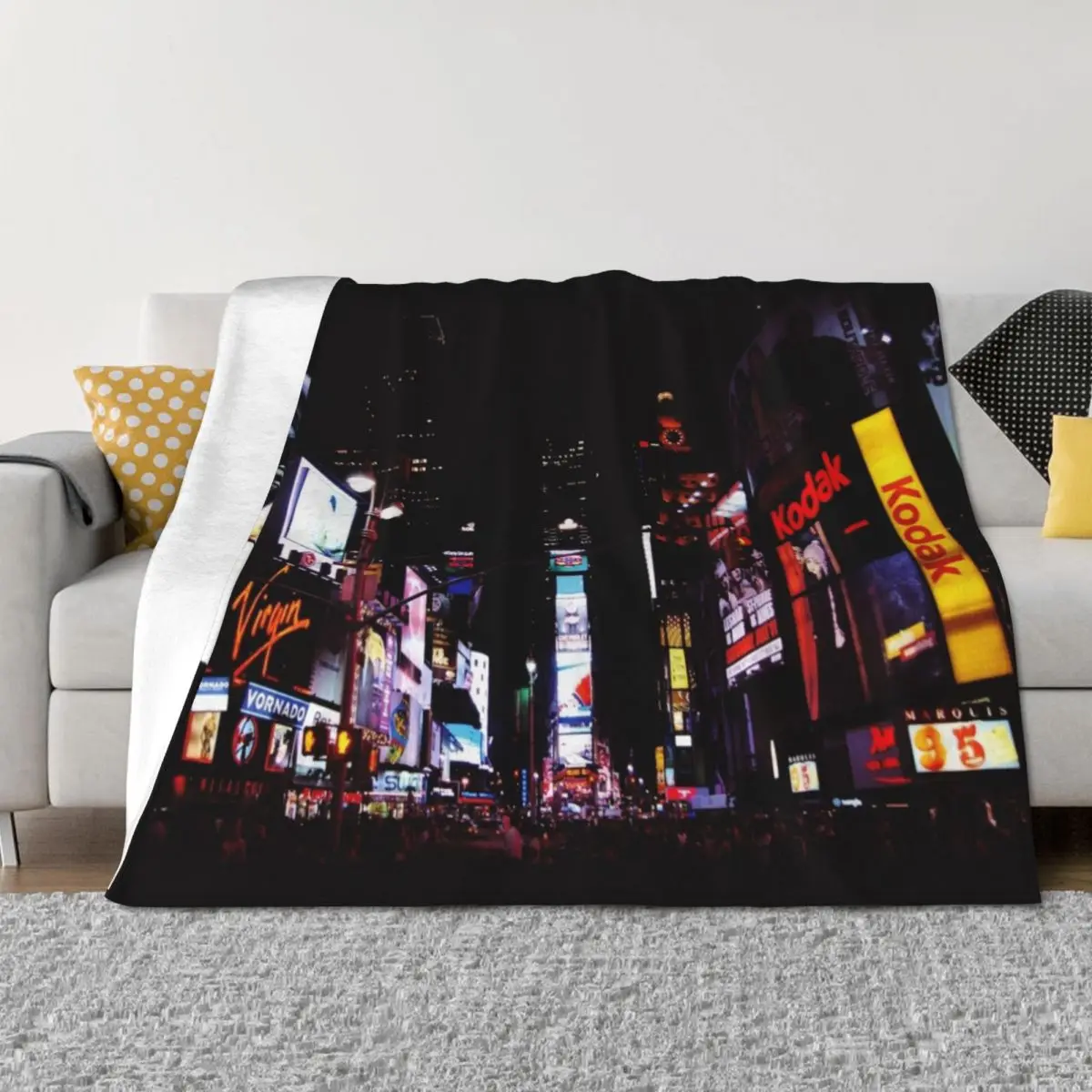 

N.Y.C. Throw Blanket Soft Beds Tourist wednesday Blankets