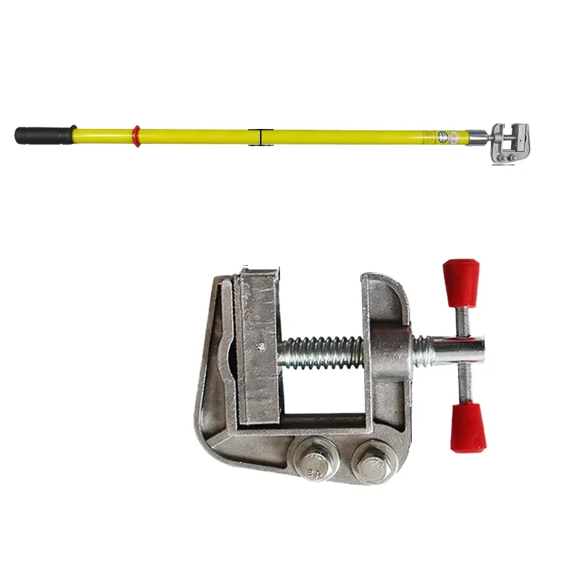 Telescopic anti-static grounding equipment, special for workshop electrical grounding, adjustable length