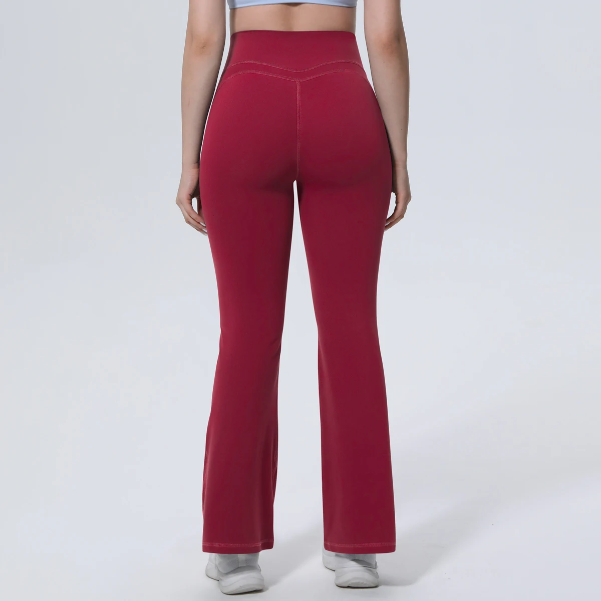 Woman Breathable Quick Drying Yoga Pants Summer Gym Push Up Sports Bell-bottoms Running Cycling Peach Butt Yoga Pants