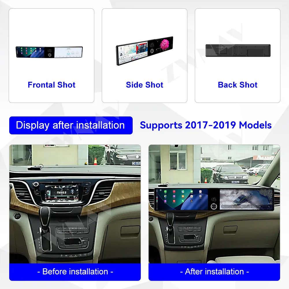 Android 13 For Mercedes Benz S Class 1991-1998 HD Touch Screen Dual 12.3 Inch Multimedia Display Screen Interior Accessories