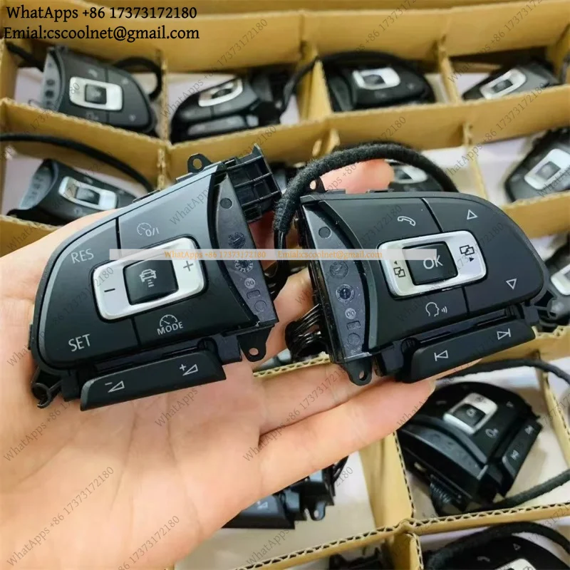 JS01 5NG959442AACC Steering Wheel Control Button for Passat B8 Tiguan MK2 CC T-ROC Auto Parts