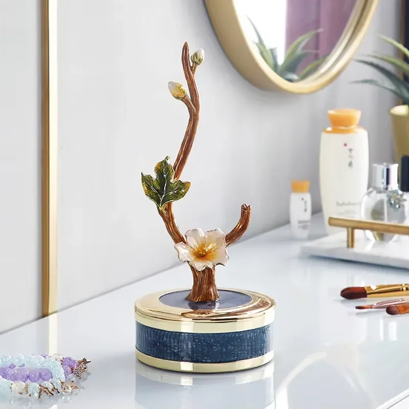 12X18CM Furniture Decoration Holiday Gifts Modern Style Art Decorations Exquisite Exquisite Decorations Storage Box