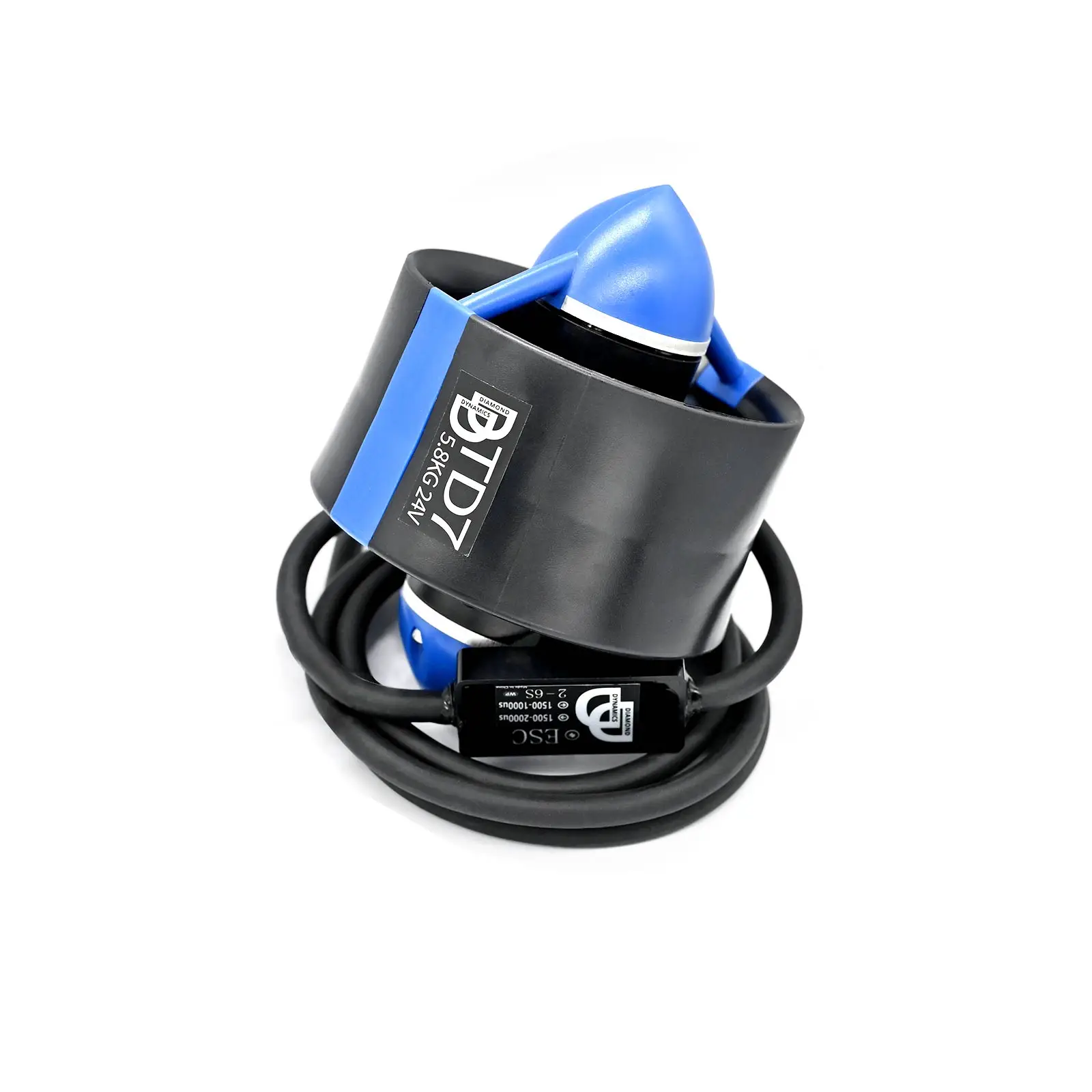TD7 Underwater Thruster 24V 300W 5.8kg Thrust Propeller Thruster  Propulsion Equipped ,For Kayak / Underwater Robot / ROV