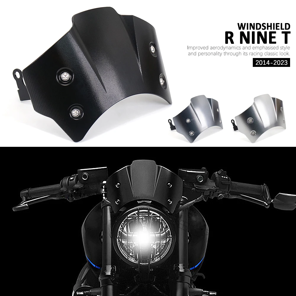 Motorcycle Accessories Riding Windshield Visor Windscreen Fits For BMW R9T RnineT R NineT NINET RNINET R NINE T 2014 - 2022 2023