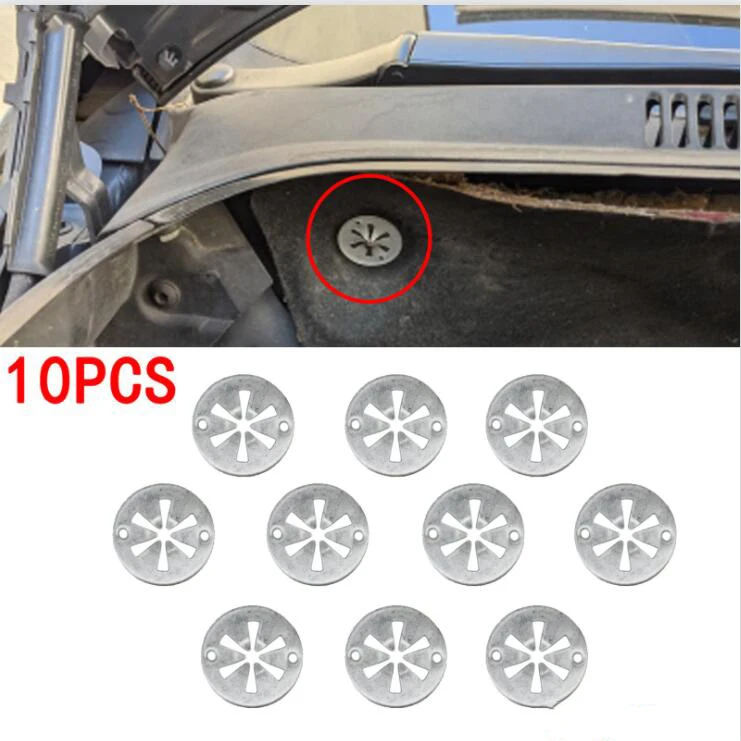 10Pcs Metal Hood Bonnet Under Engine Insulation Cover Clips Auto Fastener for Scania K250 K280 K310 K320 K490 SERIE G P S SerieX