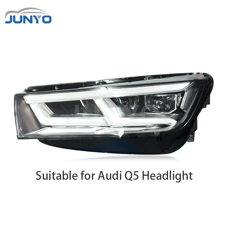 Led Projector Headlight for Q5 2018-2020 Modified Low-Rise High-Spec Led Projector Daytime Running Lights Pair Left and Right