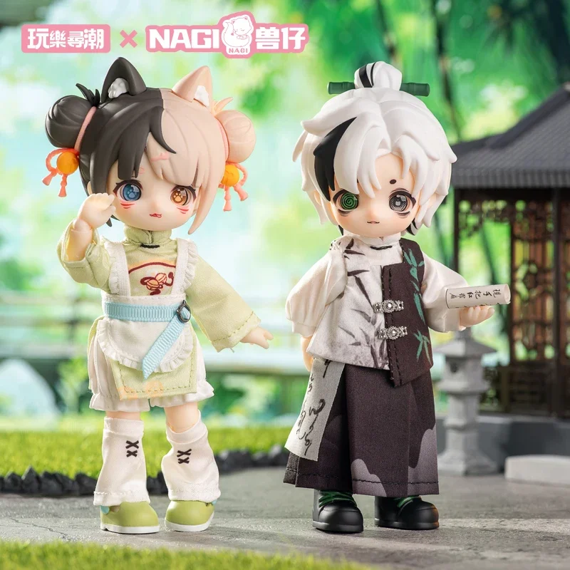 NAGI The Untrammeled Traveler Series Blind Box Toys Kawaii Anime Action Figure Caixa Caja Surprise Mystery Box Dolls Girls Gift