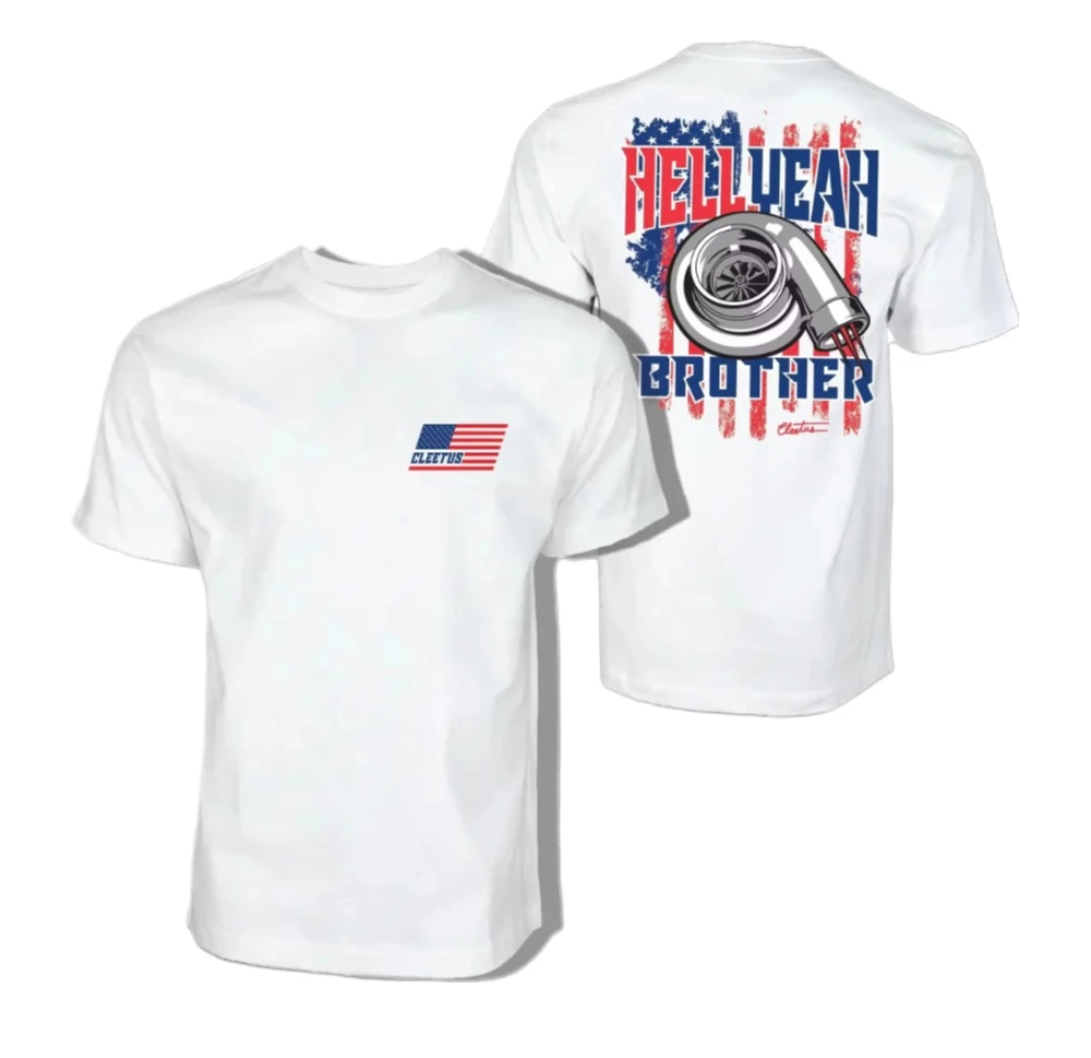 

Summer Tops Clothing HELL YEAH BROTHER T-Shirt Men Women Cotton Tees Short Sleeve Luxury Brand T-shirt Streetwear Men's T-shirt