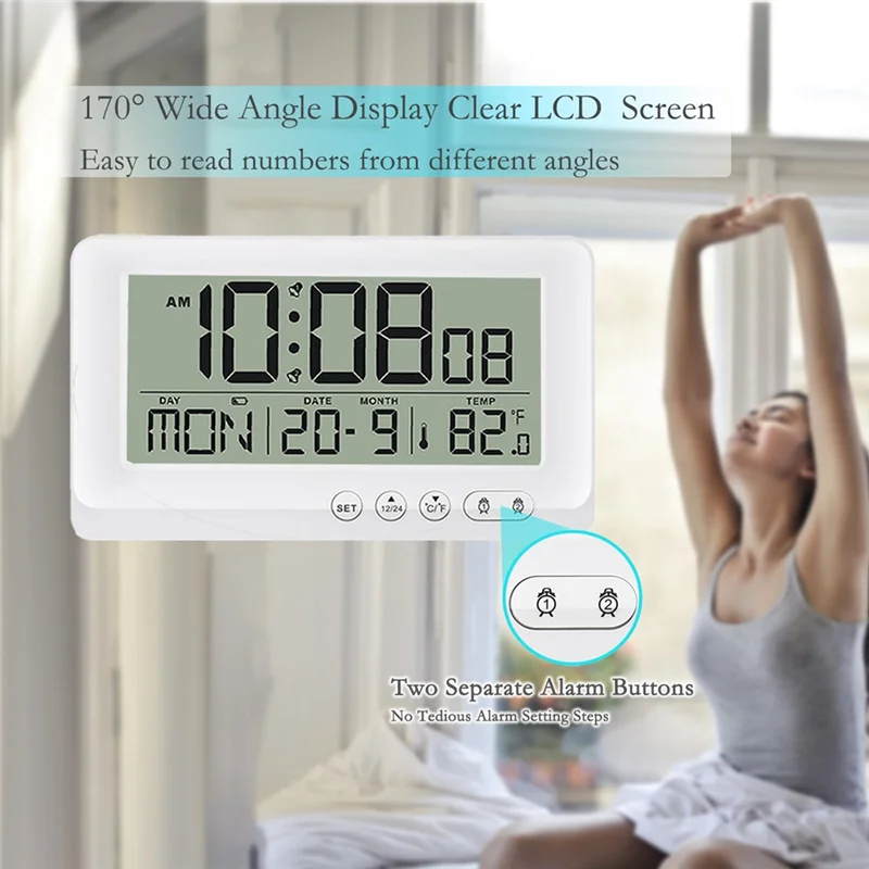 AT29-السفر المنبه بطارية تعمل المنبه السفر المنبه بطارية تعمل #4