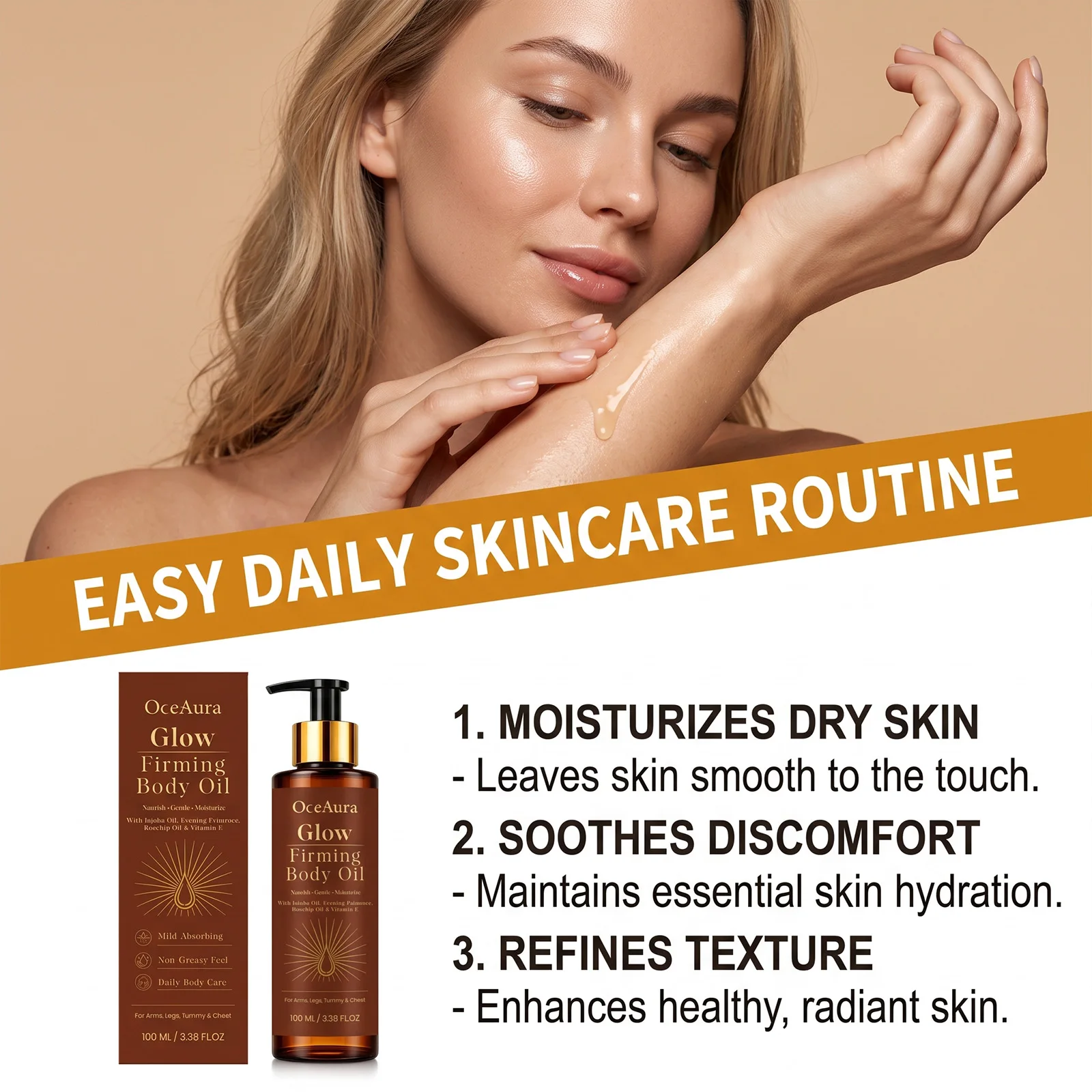 Firming Glow Body Oil Jojoba R - Face Oil Rosehip ulasan dan harga