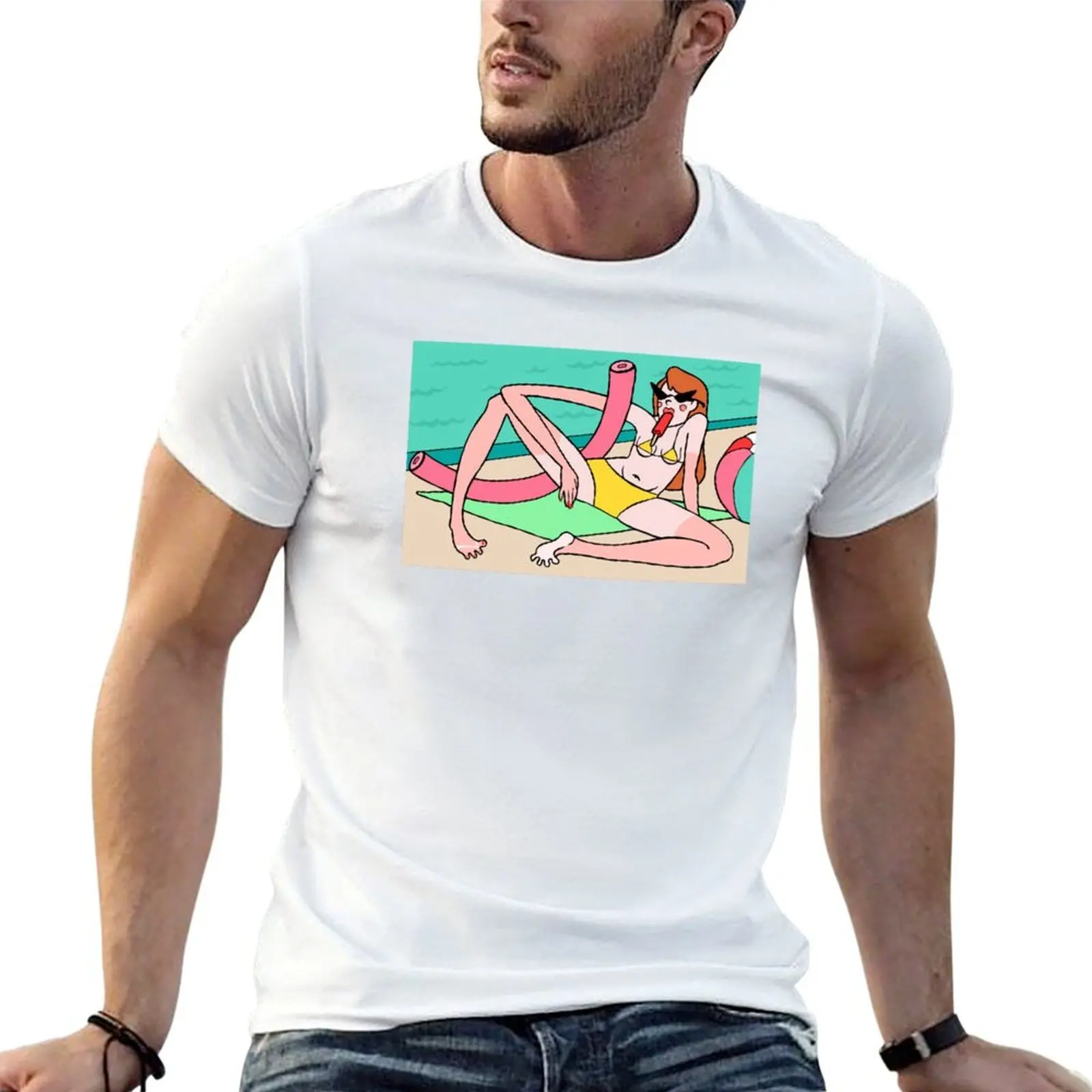 

Pool Noodle T-Shirt man t shirt summer cotton t shirts high quality man graphic t shirt T-shirt