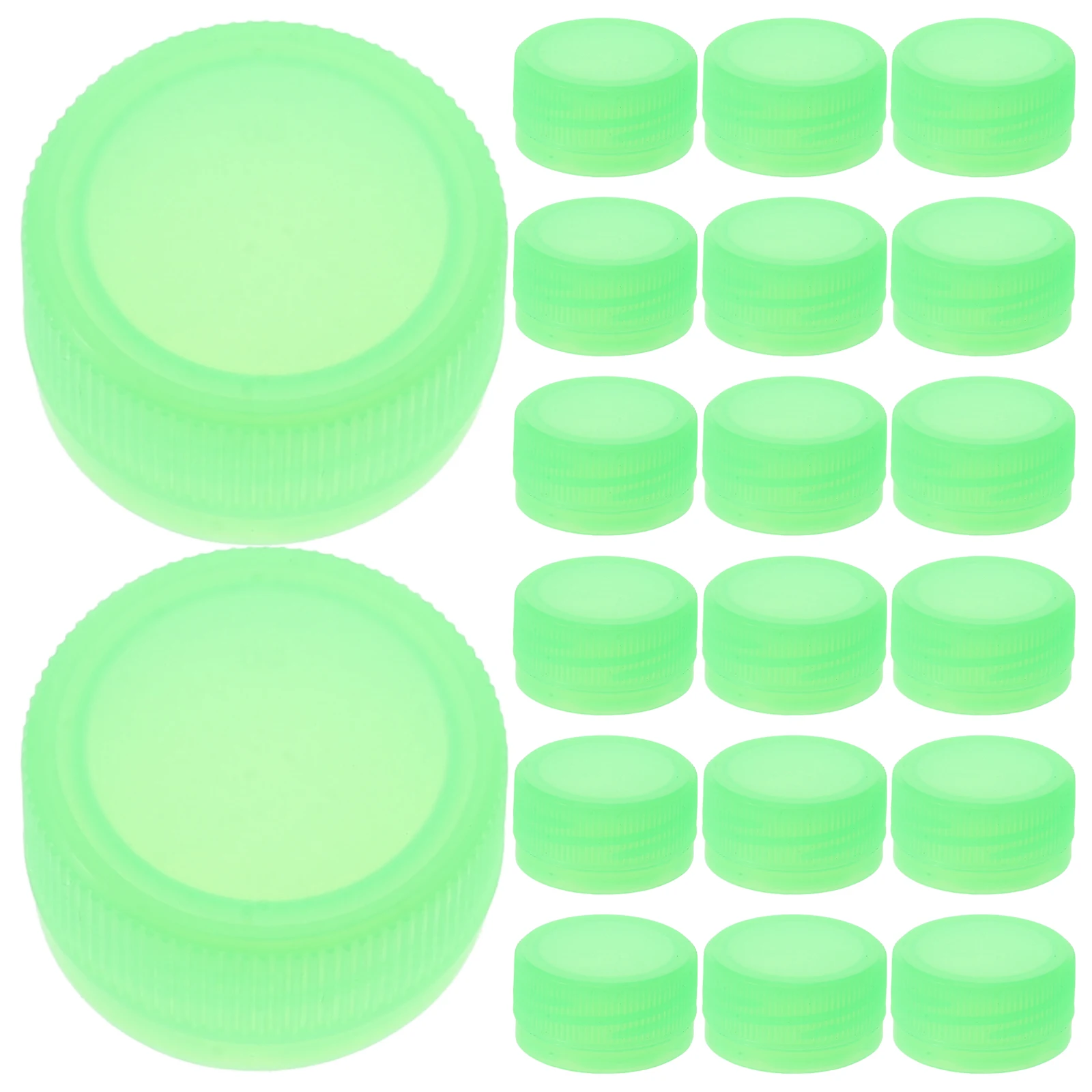 

100 Pcs Plastic Bottle Cap Drinks Drinking Bottles White Caps Juice Water Toddler