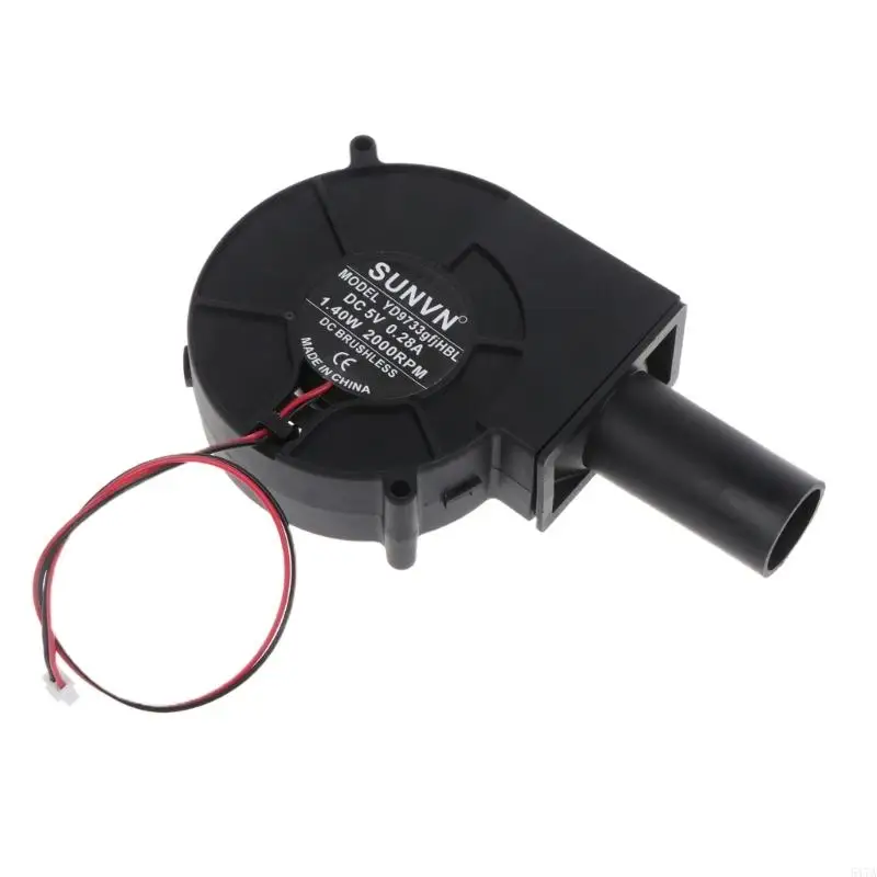 517A BBQ Fan Fan Outdoor Cooking Blower Sharcoal Stare Pecnic Pecnic Barbecue Electric Fans 9733 для 5V 12V 24V 2PIN 97 мм F