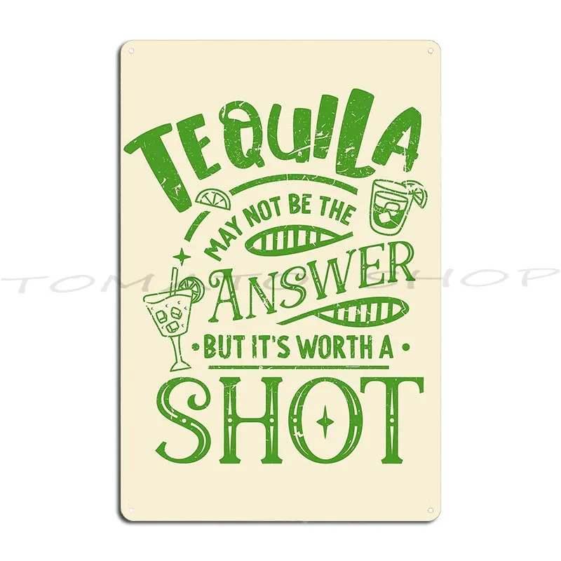 Funny Cinco De Mayo Best Tequila Metal Sign Poster Wall Cave Wall Decor Retro Garage Plaques Personalized Tin Sign Poster