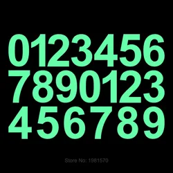 数字,0〜9の番号が付いた粘着性のウォールスイッチ,手作りのスクラップブッキング,引き出し,オートバイ,車用