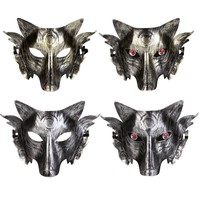 Halloween Terror Mask Werewolf Kill Mask Eye Mask Animal Wolf Head Performance Supplies Werewolf Animal Mask