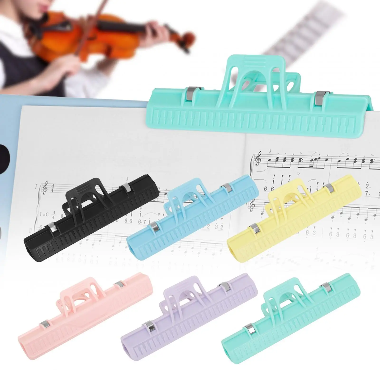 Music Book Clip Piano Score Clamp Musical Score Clamp Music Book Folder Score Clip for Resumes Newspapers Recipe Magazines