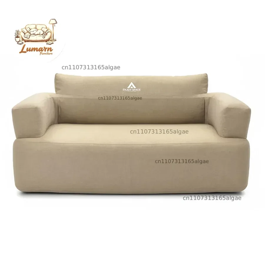Outdoor Camping Fabric Inflatable Sofa Music Festival Single Double Inflatable Pad Family Lazy Recliner