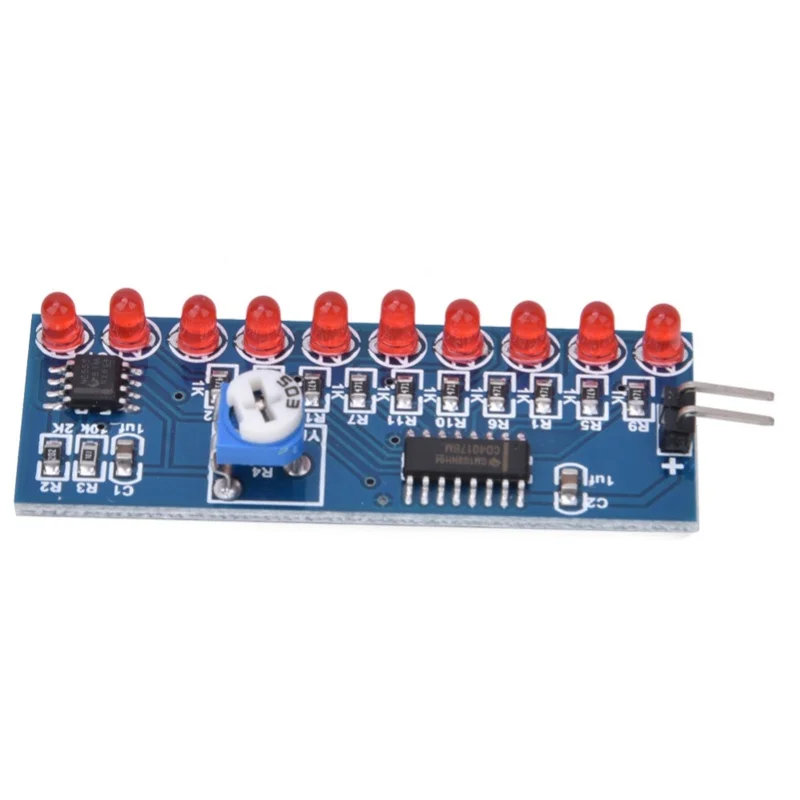 

2 шт. NE555+CD4017 LED-модуль с эффектом бегущего огня и имитацией потока воды, набор для самостоятельной сборки, электронная схема