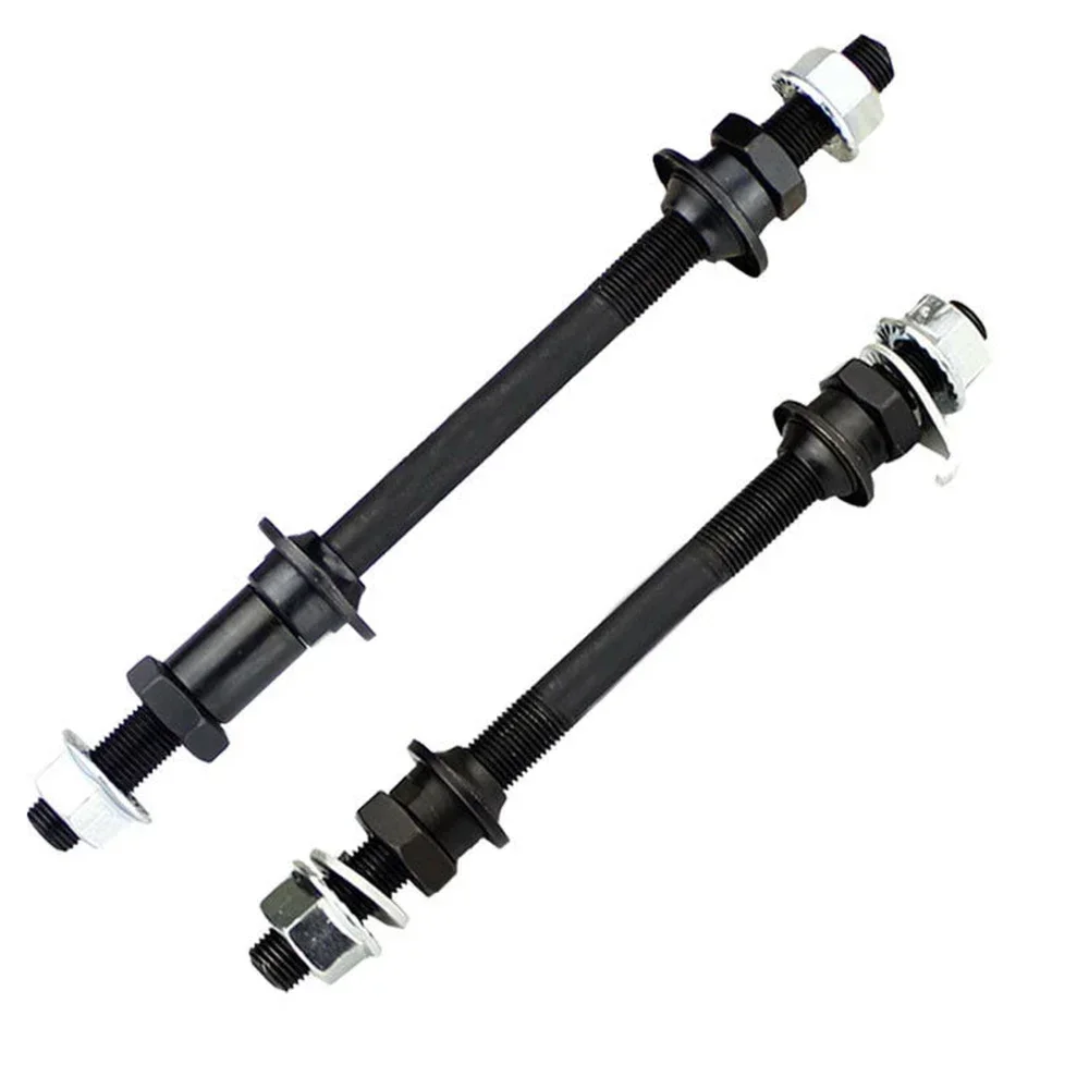 MountainBike Bicycle Wheel Metal Hub Axle Front Rear Solid Spindle Shift Shaft Front/Rear Solid Axle Hubs MTB Cycling Parts