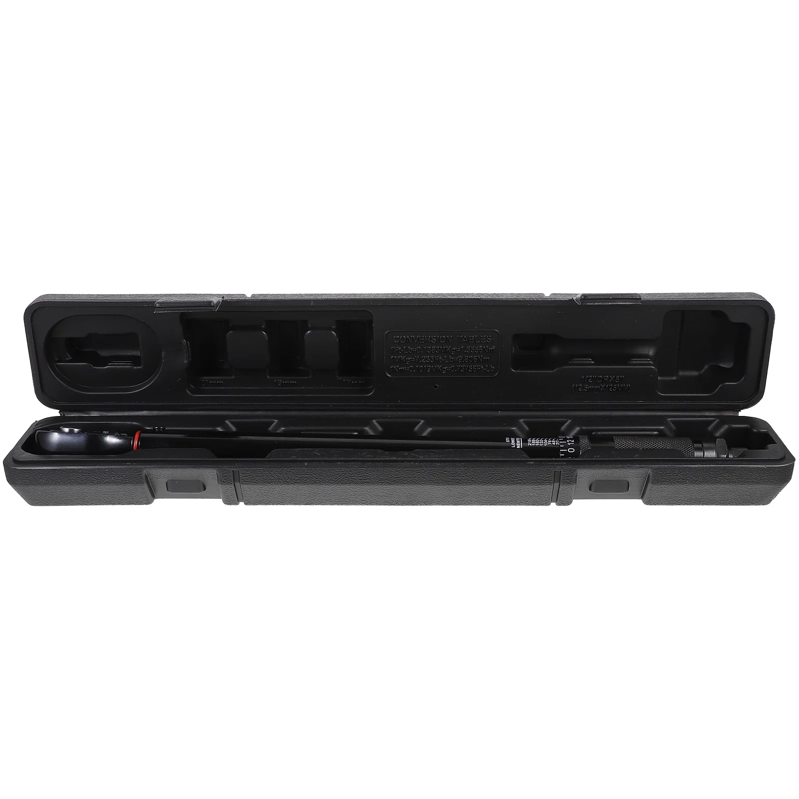 

1 2 Inch Drive Adjustable Torque Wrench Preset Range 28-210nm Reversible Ratcheting Head Durable Torque Wrench