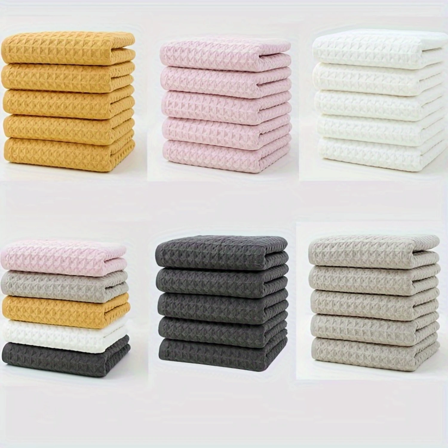 Cotton Hand Towel Set, Absorbent & Quick-drying, Super Soft Bathing Towel, Bathroom Supplies Shower wrap for women Body towel